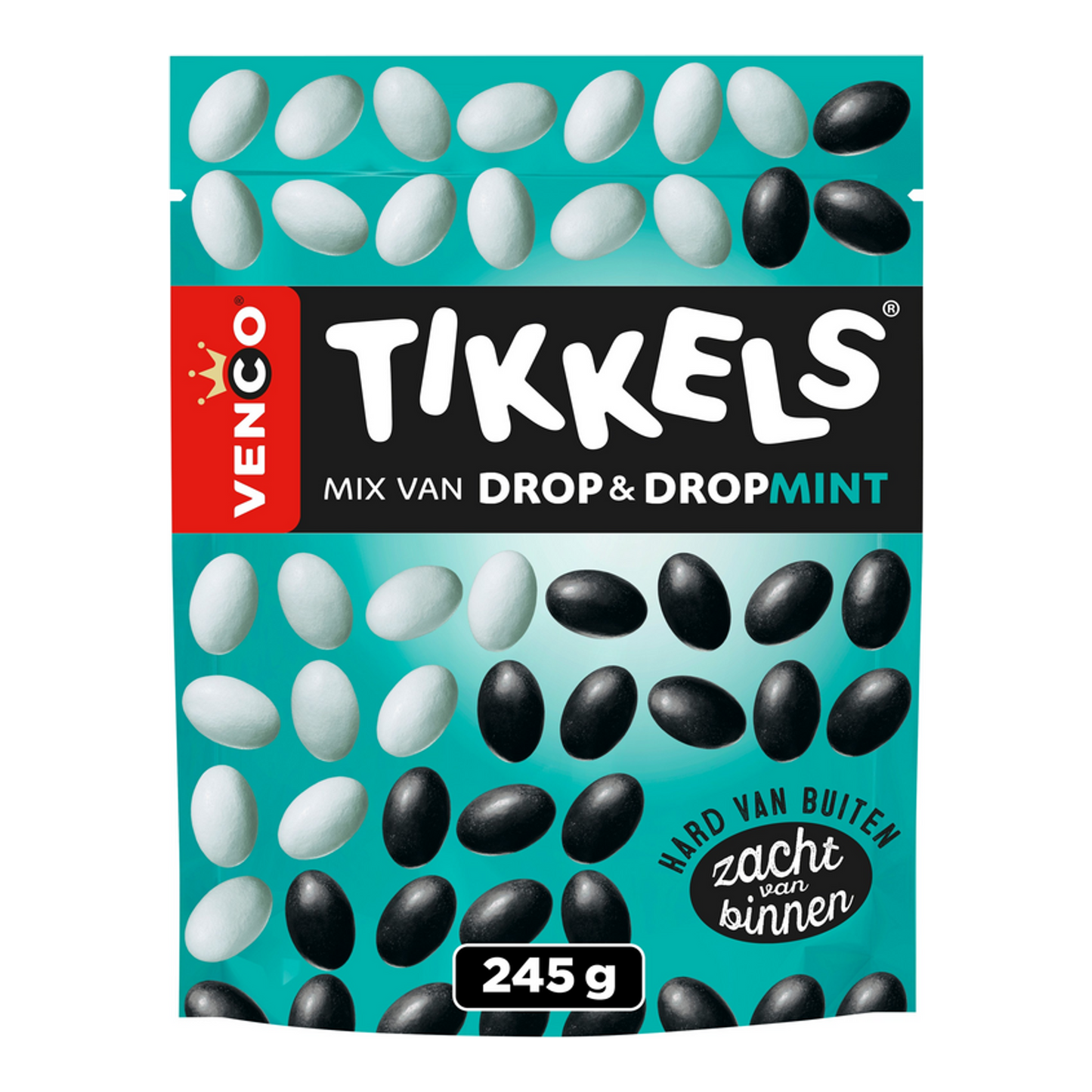 Venco Tikkels sacchetto di liquirizia e menta (10x 245gr)