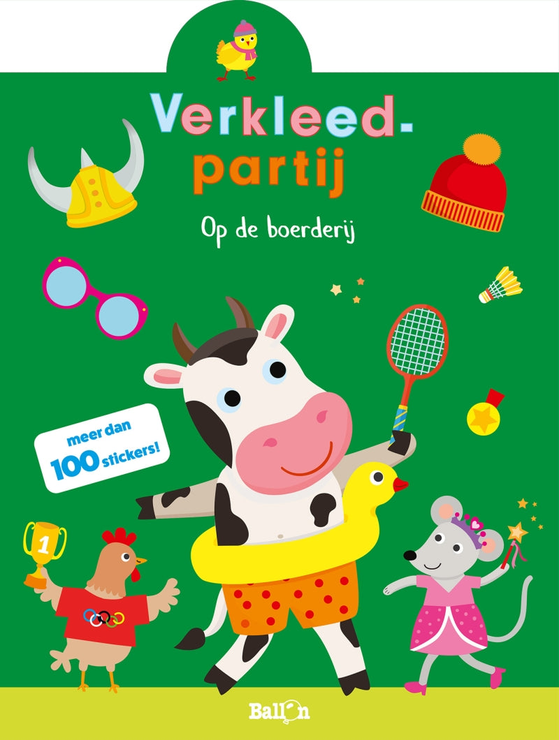 Stickerboek de fiesta de vestir: en la granja