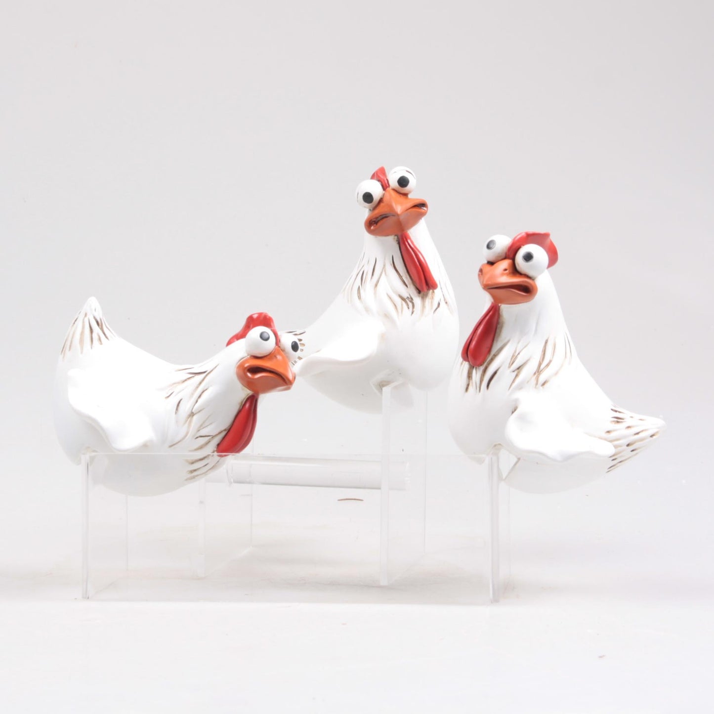 Valla decorativa inspirada en la temporada fritas de pollo 11x9x13cm