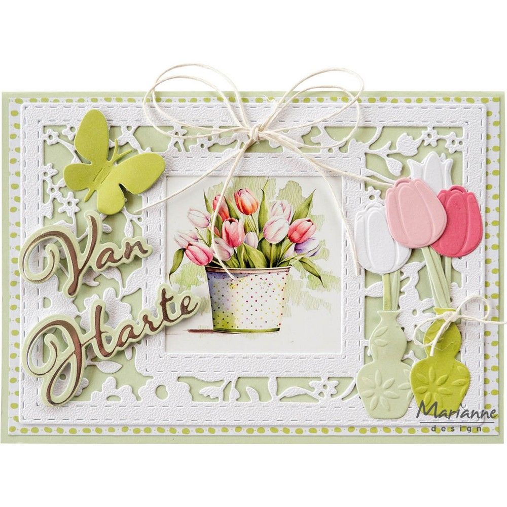 Diseño Marianne • hoja recortable hola primavera minis