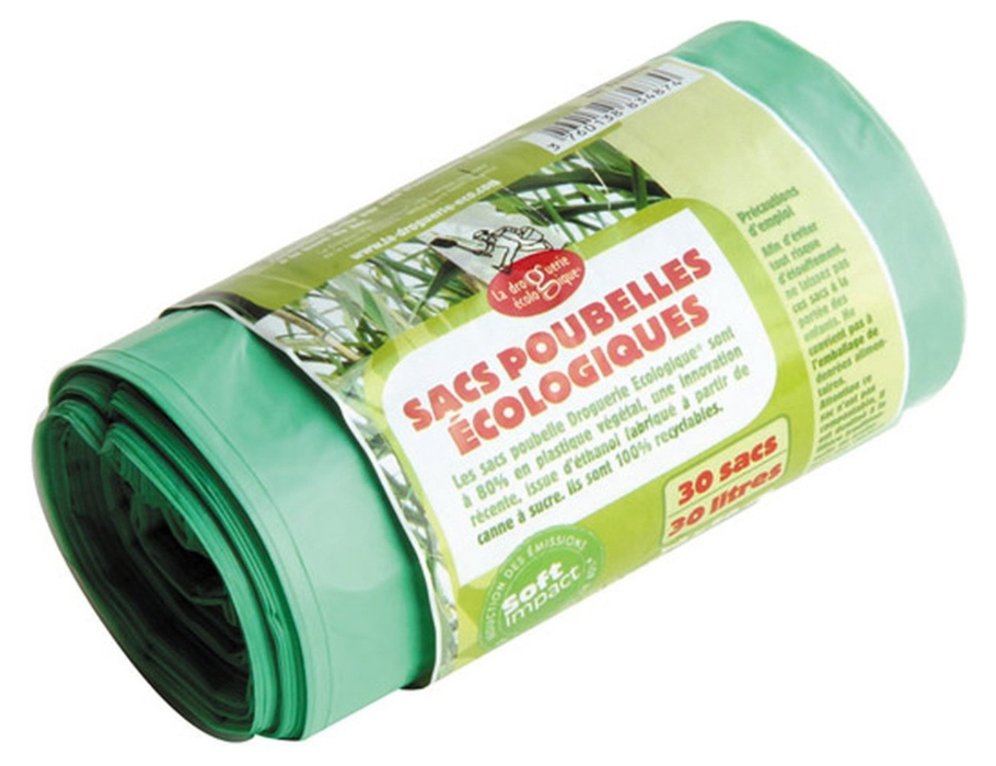 LA DROGUERIE ECOLOGique bolsas de basura 30 litros de contenedor de pedal 30