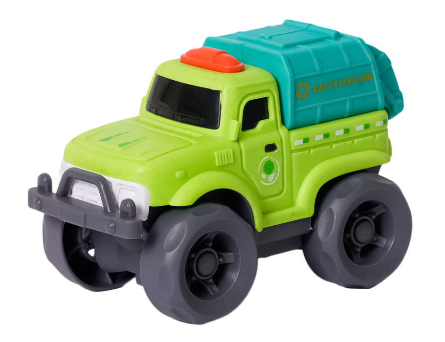 Bio-giocattoli camion della spazzatura in bioplastica