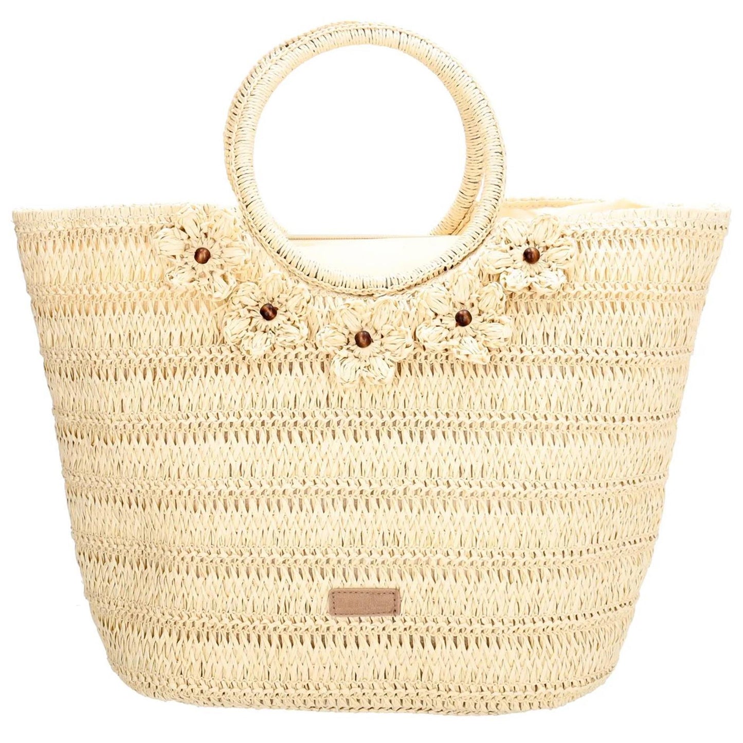 Beagles amalfi bolso bandolera crema