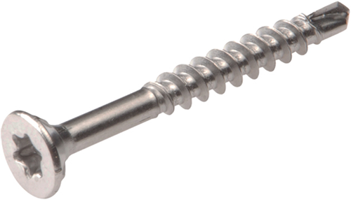 Tornillo para madera Homefix acero inoxidable-410 pk torx tx25 5.0x50 | 100 piezas - 6702.60.34050