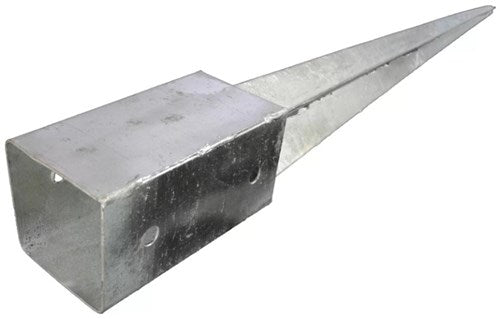 Soporte de poste Waelbers con punta 151x151x750, galvanizado en caliente (fv) - 1 pieza(s) - 42740352.99