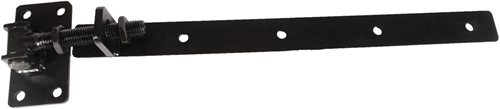 Waelbers herraje de puerta ajustable l=600mm negro - 1 pieza(s) - 57905337.01