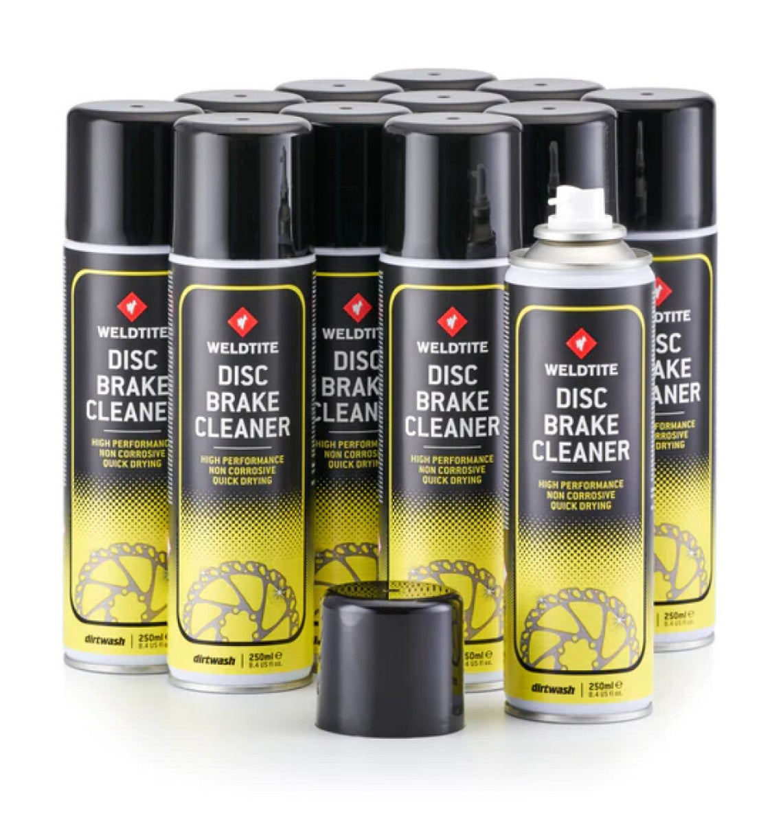 Limpiador de frenos de disco en aerosol Weldtite 400ml