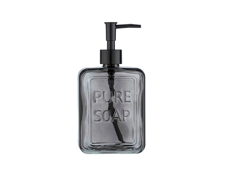 Pompa sapone Wenko in vetro grigio 550 ml