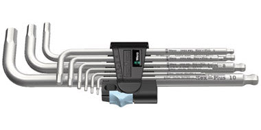 Wera Zuuss Set 3950 9 HEX-plus inossidabile 1