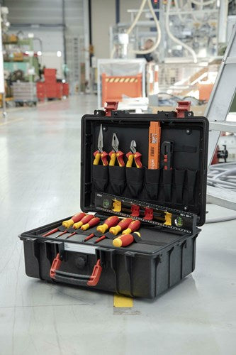 Wiha 9300-70403 gereedschapskoffer basic set l elektrisch | 18 delig - 45530