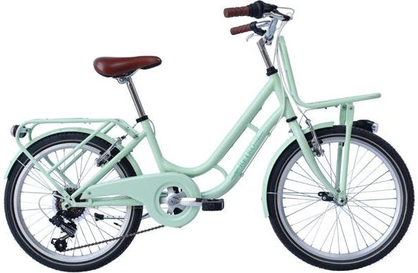 Retro de 22 pulgadas 34 cm Girls 6V V-Brakes Verde claro