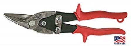 Wiss metaalschaar, links knippend, rood, 248mm - m1r - m1r