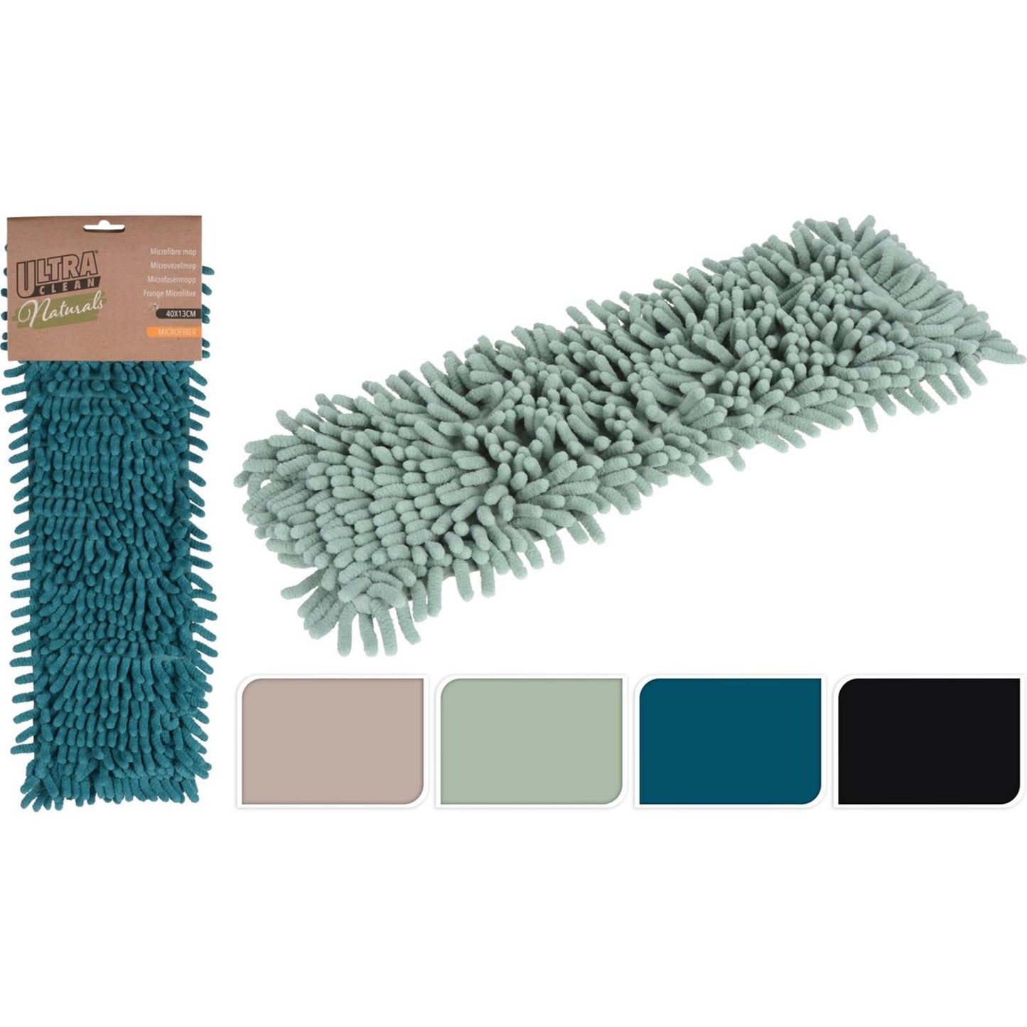 Mopa de microfibra ultra limpia 40x13cm