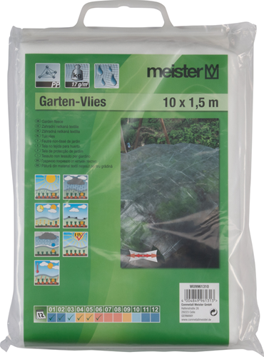 Lona Meister para jardín 10x1,5m blanca - wu9961310