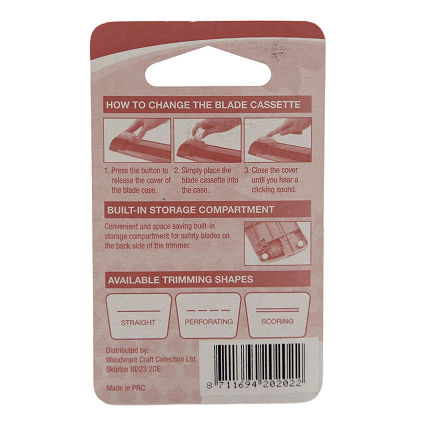 Woodware • Cuchilla perforante de repuesto para mini recortadora t400