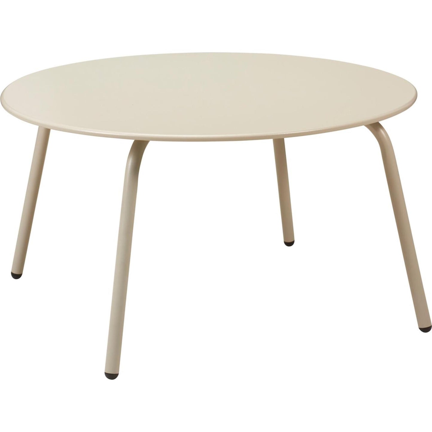 Mesa de salón beige ø70xh40cm