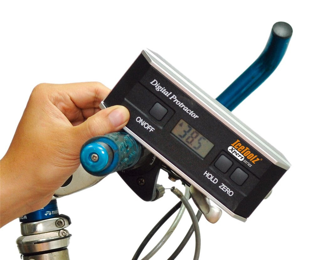 ICETOOLZ Xpert Hoekmeter Digital para elementos de dirección de silla de montar, E371