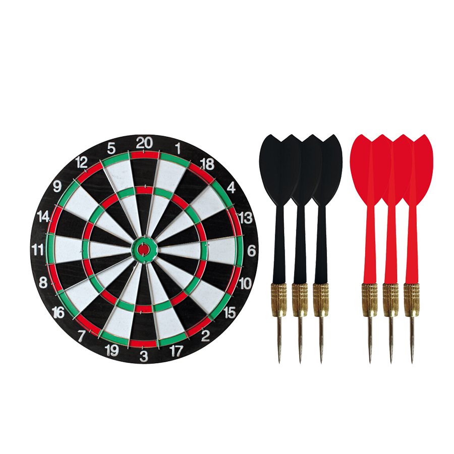 Dartboard con frecce