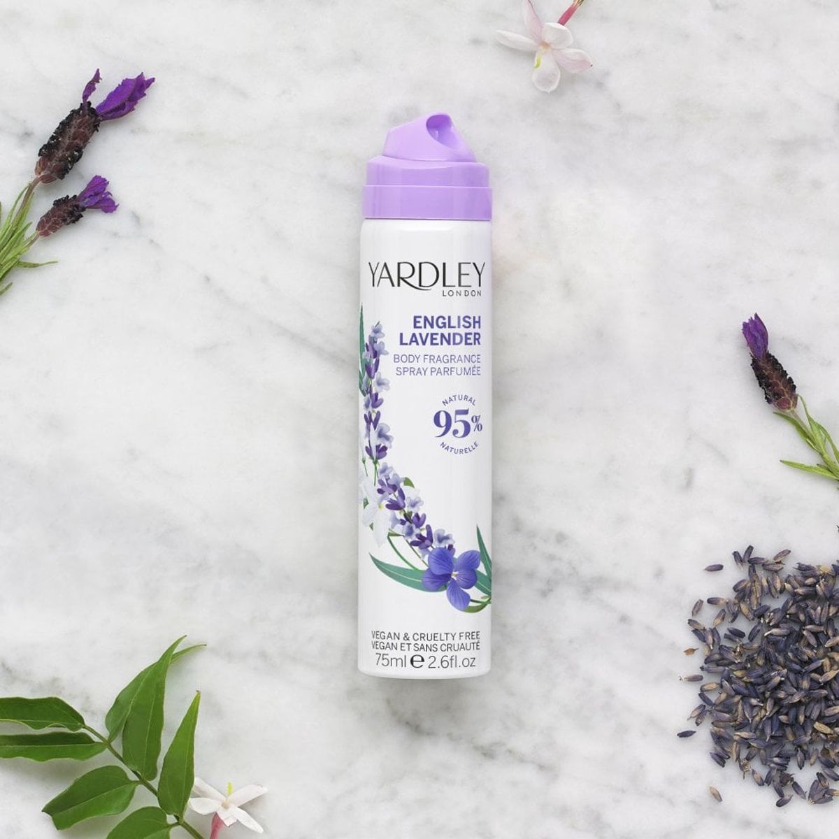 Yardley London spray corporal lavanda 75ml