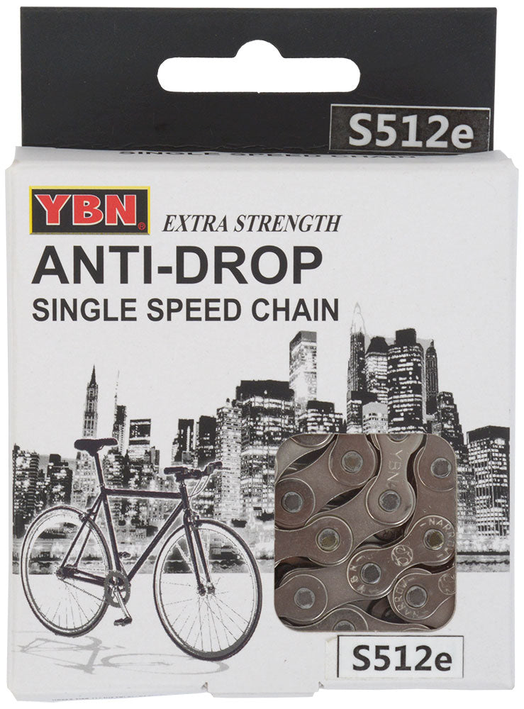 Catena Ybn e-bike singlespeed s512e s2 136 sinistra 1 2”x1 8”