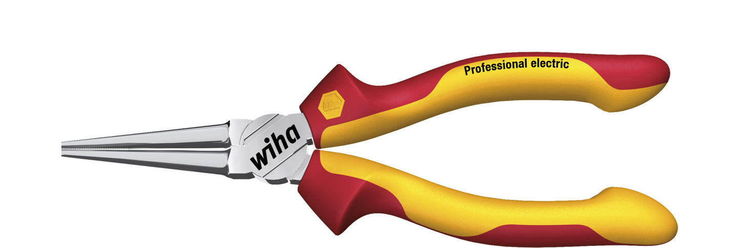Alicates de puntas largas y redondas Wiha | electrico profesional | 160 mm | 6 1 2 - 26735 - 26735