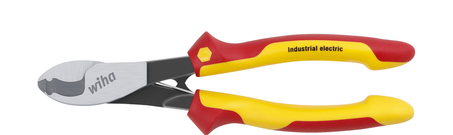 Cortacables eléctrico industrial Wiha con resorte de apertura que se puede encender y apagar | 210 mm - 43663 - 43663