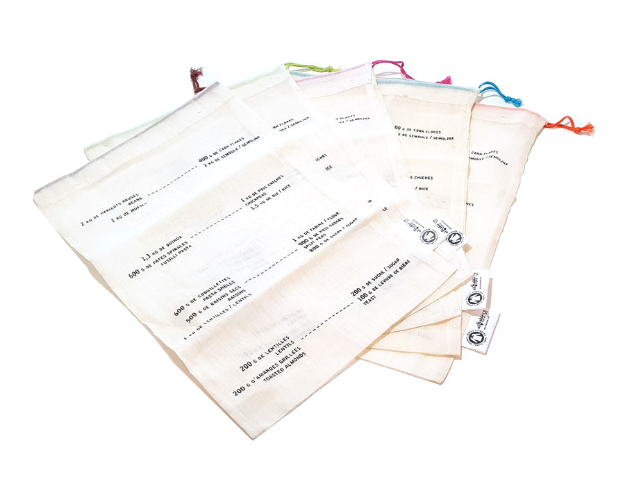 ¡Ah! ¡Mesa! Bolsa de frutas y verduras a granel M 20x30cm 50st