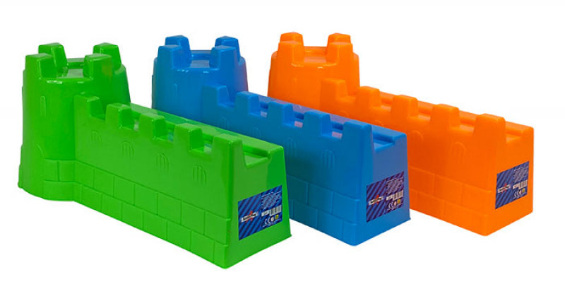 Castillo de molde de arena varias marcas (3 culos 18cm)