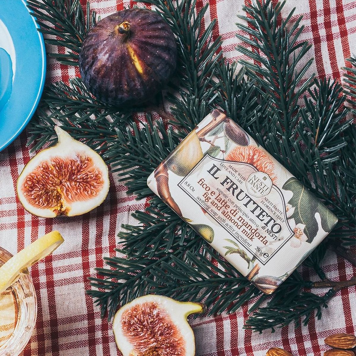 Nesti dante il frutteto fig almond milk zeep 250gr.