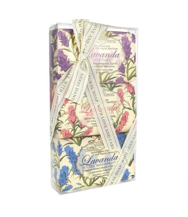 Nesti Dante Nesti Dante Jabón de regalo jabón Lavanda 3x150gr.