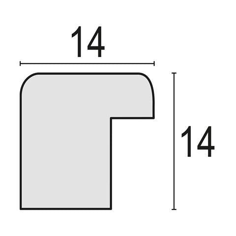 Marco de fotos zep dp348n aosta natural 30x40 cm