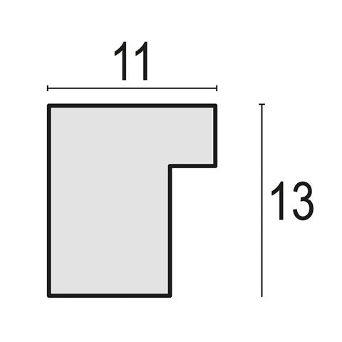 Marco de fotos zep np34g edison gris 20x30 30x40 cm