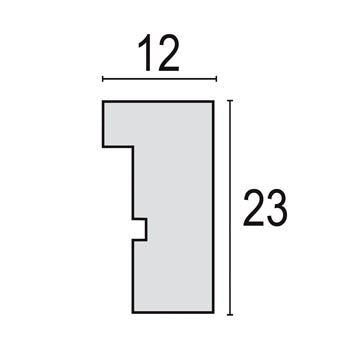 Frame di foto ZEP V4530B Malmo Black 20x20 30x30 cm