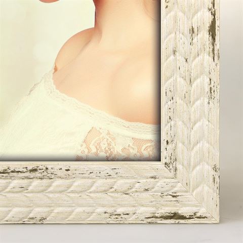 Marco de fotos zep yt268w livia blanca 15x20 cm
