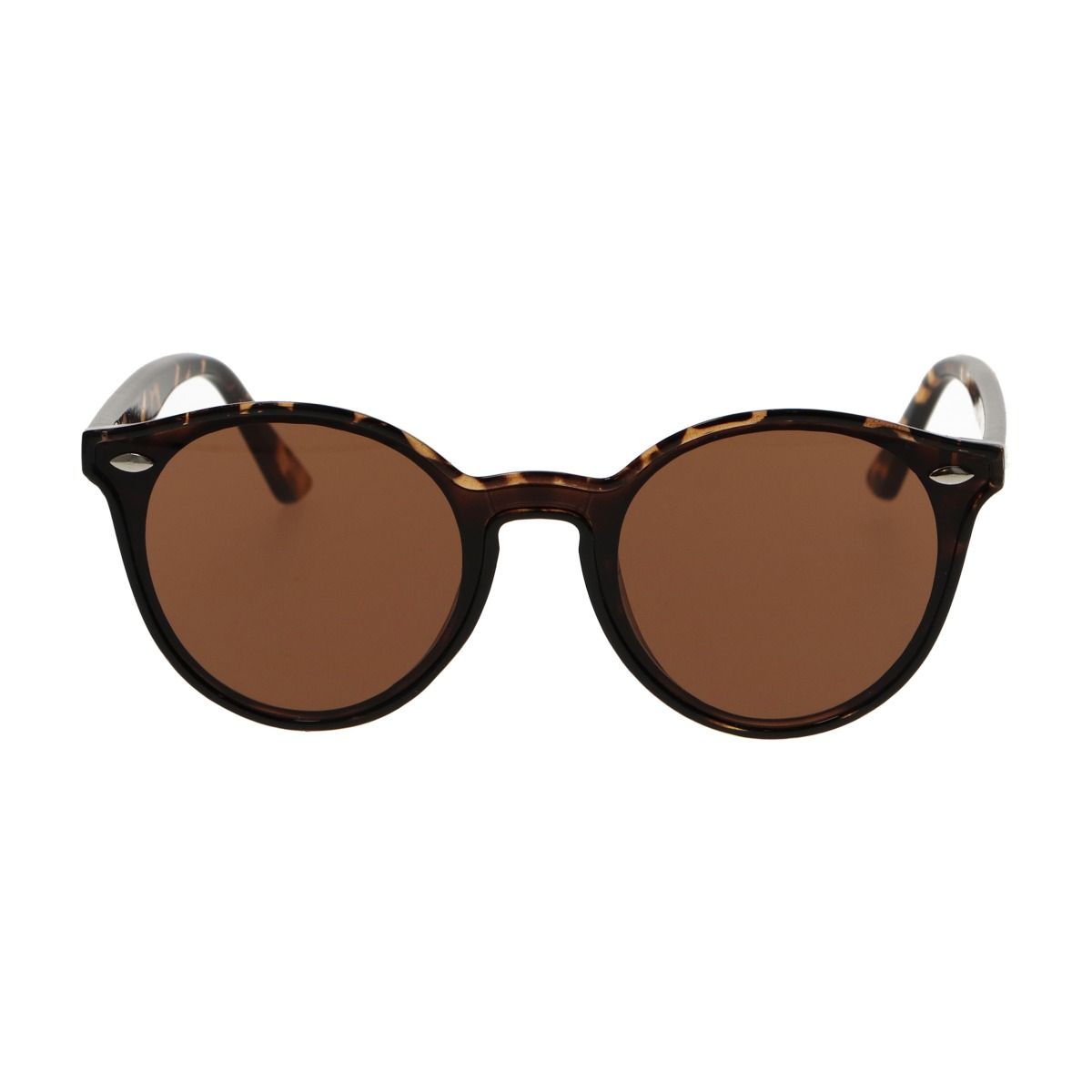 Spectrum zonnebril rond tortoise bruin dames