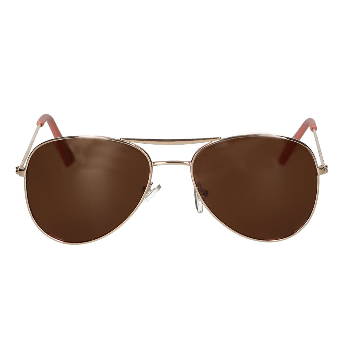 Gafas de sol de espectro piloto de vidrio marrón rosa chicas