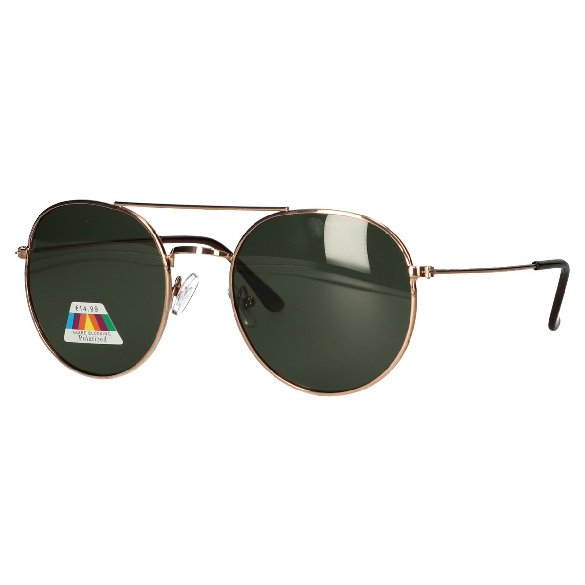Gafas de sol polarizadas Spectrum piloto verde cristal unisex
