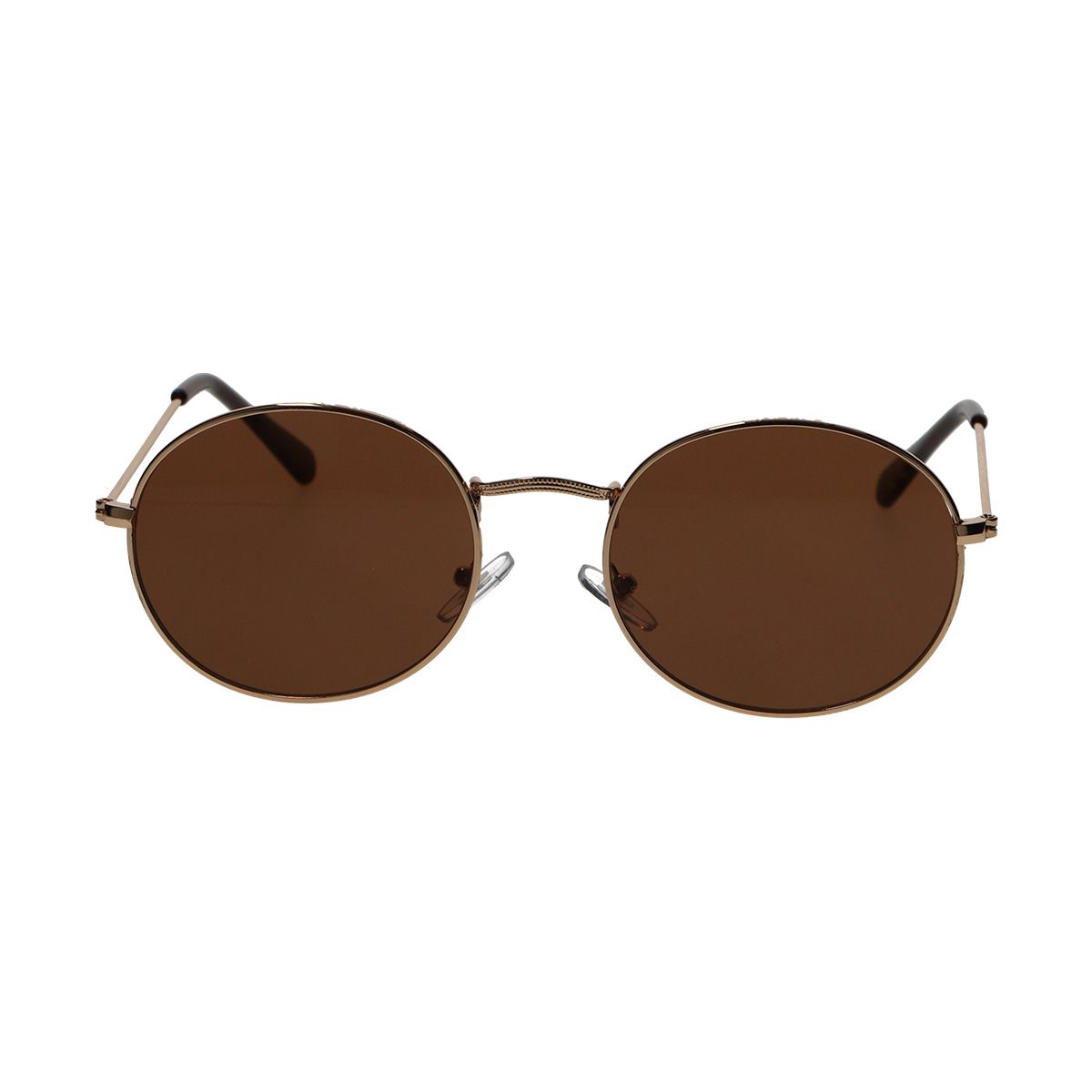Spectrum Spectrum occhiali da sole Plat oval oro metal marrone unisex