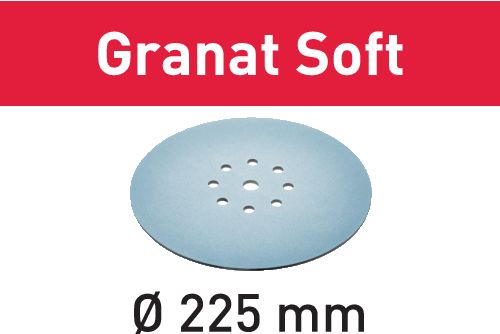 Festool accessori disco abrasivo stf d225 p150 gr s 25 granat soft - 204224