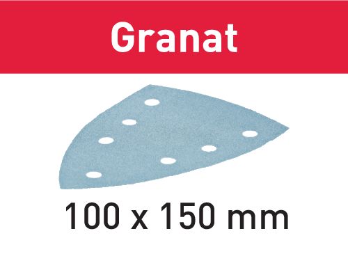 Accesorios festool granat stf delta 7 p320 gr 100 hojas de lija | 497143