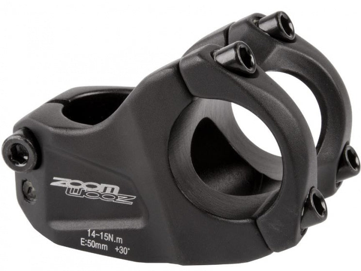 Edificio anteriore dello stelo zoom fisso in discesa 28,6 50 31,8 mm nero