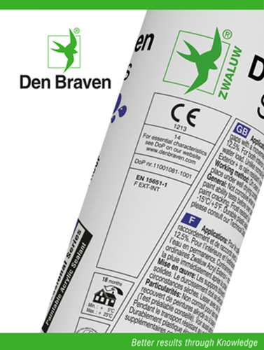 Den Braven Rondine esterno acrilico + 310ml bianco - 10669201 - 10669201