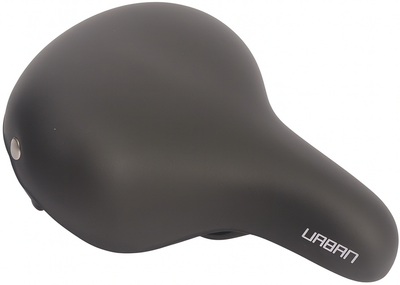 Saddle Urban de bicicleta - Negro (empaque del lugar de trabajo)