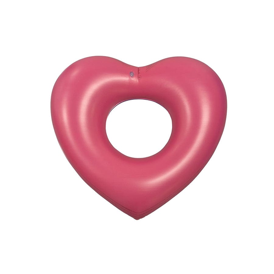 Toni iconici | Nastro da bagno a cuore rosso viola Ø 55 cm