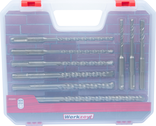 Set di punte Werkzeyt sd+ 10 pezzi - zy23415