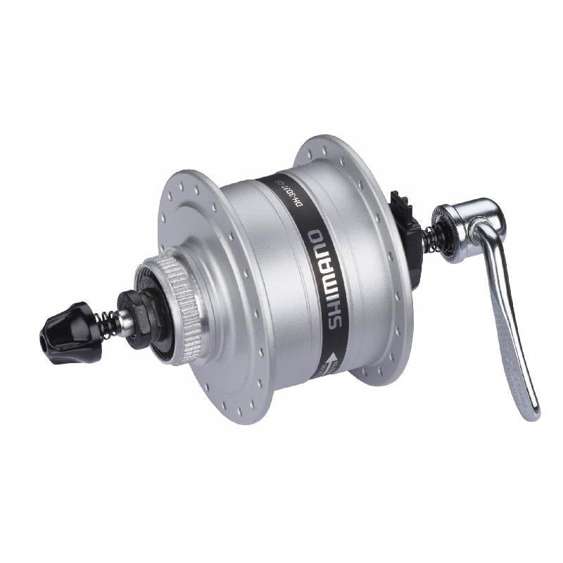 Shimano Naafdynamo 32G FALLA DISC 6V 3 VATT DH-3D37-QR Plata