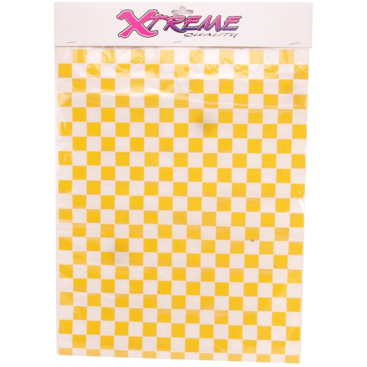 Varias banderas de bloque de bloqueo de pegatinas amarillo