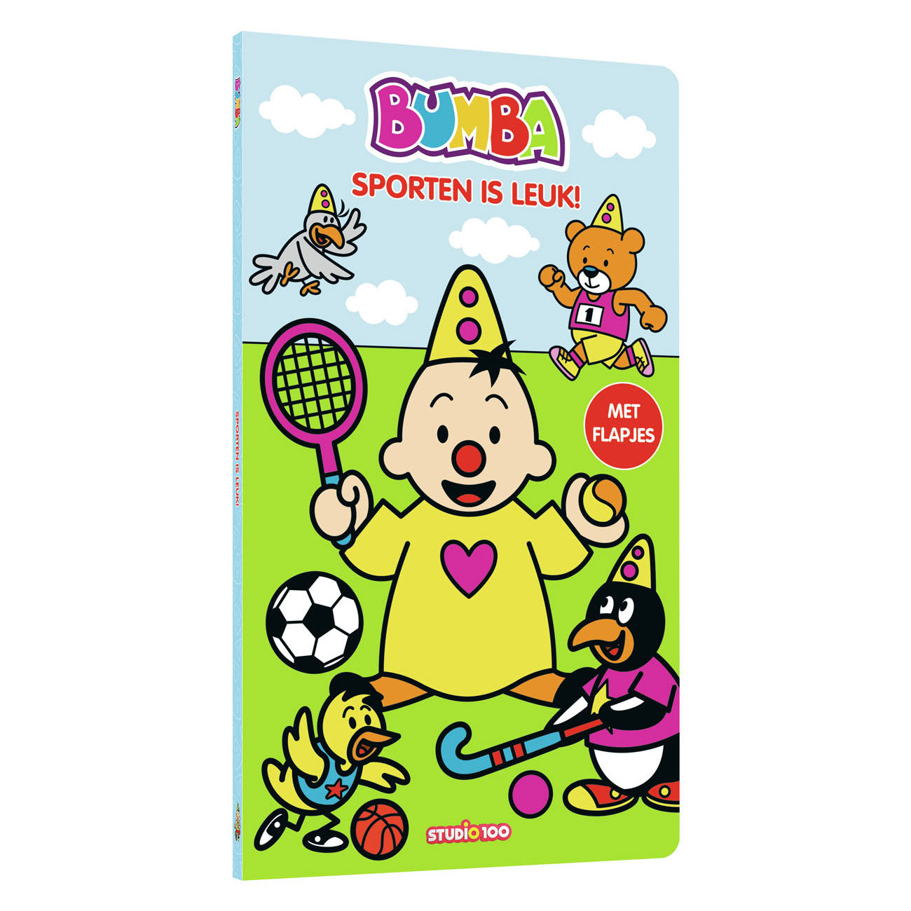 Studio 100 Cardboard Book With Flaps Sports è divertente!
