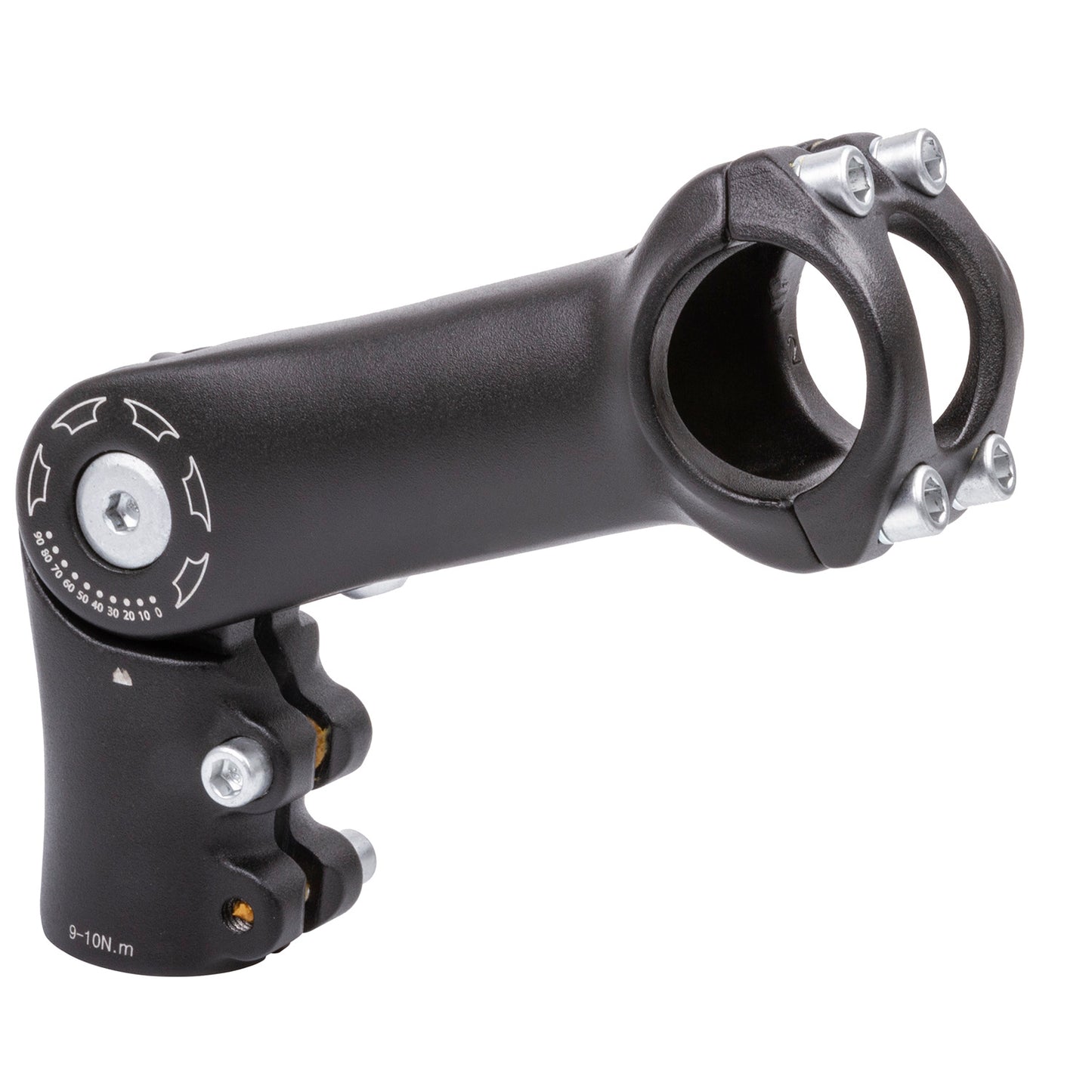 M-wave ST-C2.1 STEM A-head 1 1 8 pollici 0-90 gr Ø31,8 mm 90 mm nero