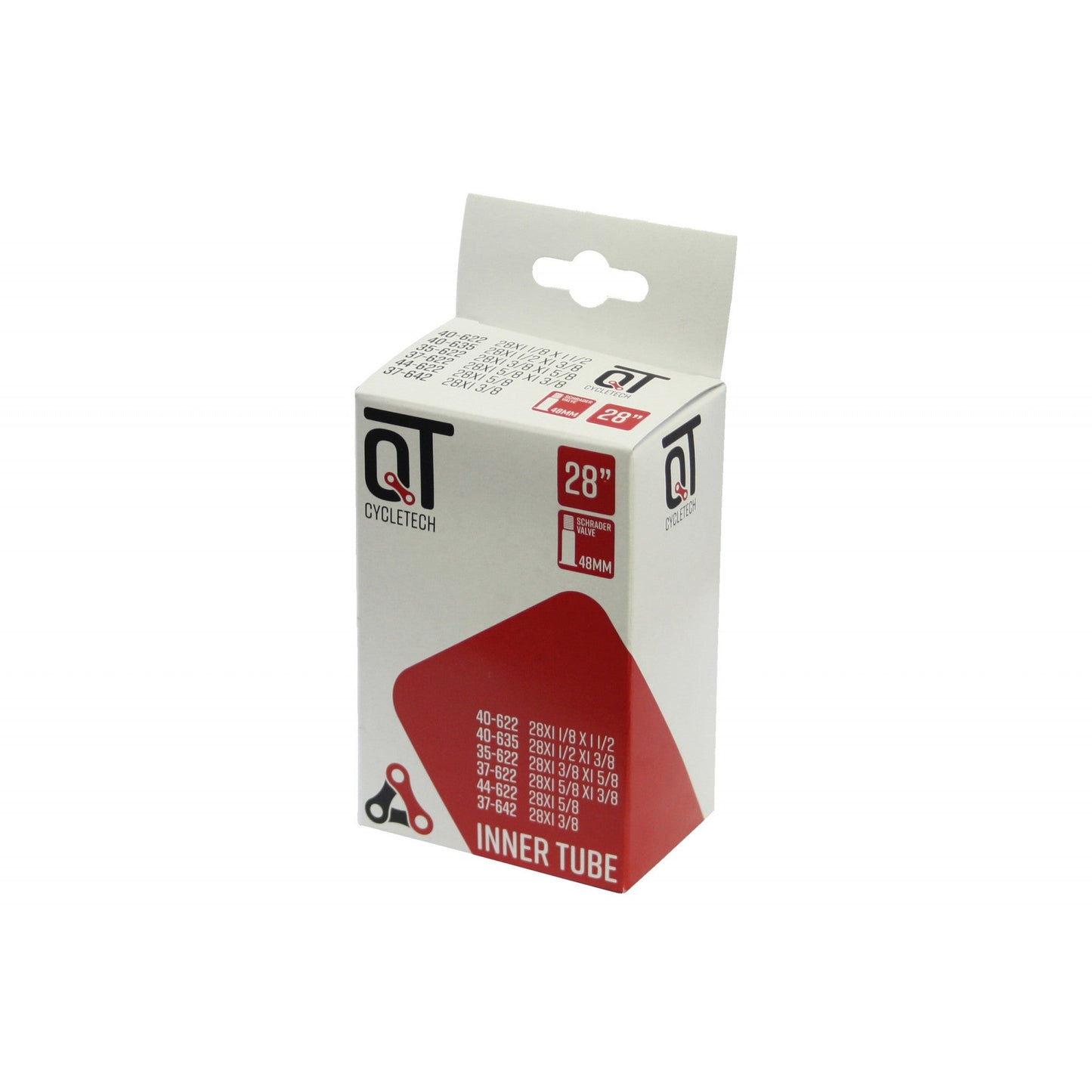 QtCychectech QT Tubo interno AV17 28 pulgadas 37 42-622 28x13 8 AV 48 mm 2217376